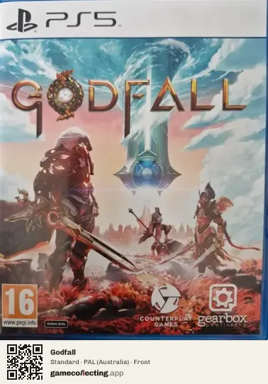 Godfall PlayStation 5, Australia box front
