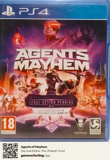 Agents of Mayhem PlayStation 4, Poland box front