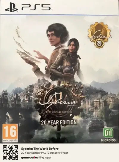 Syberia: The World Before PlayStation 5, Germany box front