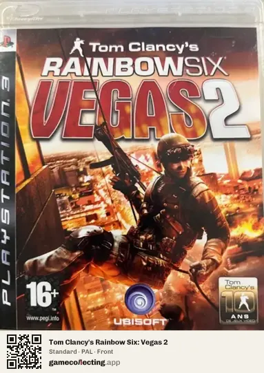 Tom Clancy's Rainbow Six: Vegas 2 PlayStation 3, PAL box front
