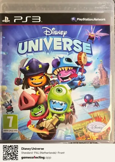 Disney Universe PlayStation 3, Netherlands box front