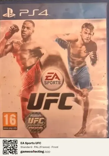 EA Sports UFC PlayStation 4, France box front