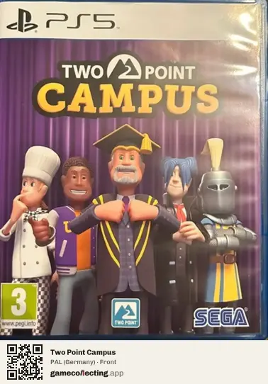 Two Point Campus PlayStation 5, Germany box front