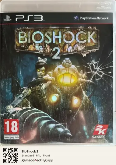 BioShock 2 PlayStation 3, PAL box front