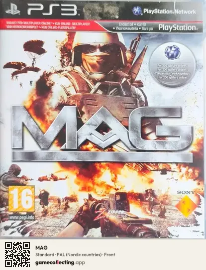 MAG PlayStation 3, Nordic countries box front