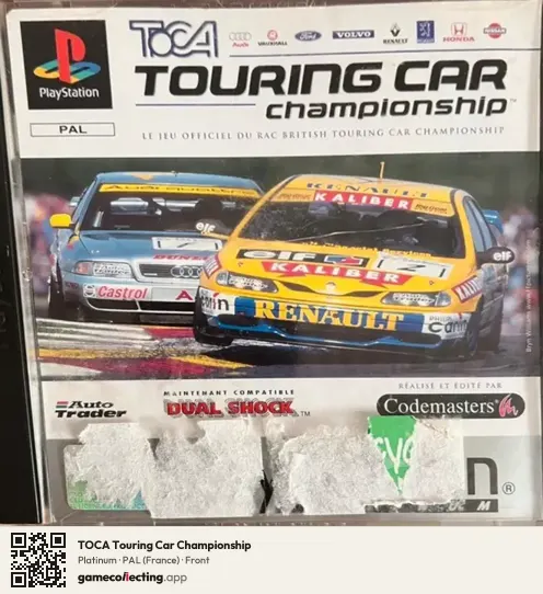 TOCA Touring Car Championship PlayStation, France box front
