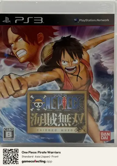One Piece: Pirate Warriors PlayStation 3, Japan box front