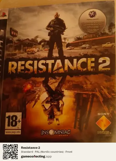 Resistance 2 PlayStation 3, Nordic countries box front