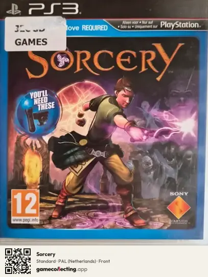 Sorcery PlayStation 3, Netherlands box front