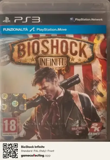 BioShock Infinite PlayStation 3, Italy box front