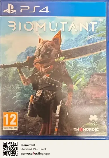 Biomutant PlayStation 4, PAL box front