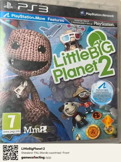 LittleBigPlanet 2 PlayStation 3, Nordic countries box front