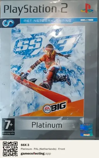SSX 3 PlayStation 2, Netherlands box front