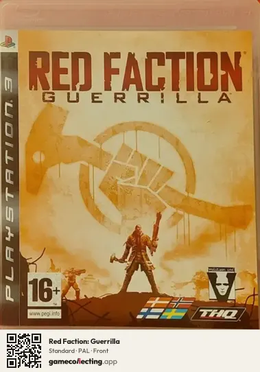 Red Faction: Guerrilla PlayStation 3, PAL box front