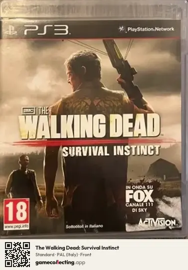 The Walking Dead: Survival Instinct PlayStation 3, Italy box front