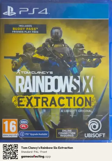 Tom Clancy's Rainbow Six Extraction PlayStation 4, PAL box front
