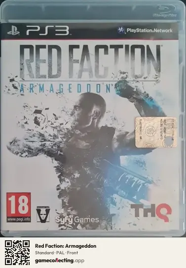 Red Faction: Armageddon PlayStation 3, PAL box front