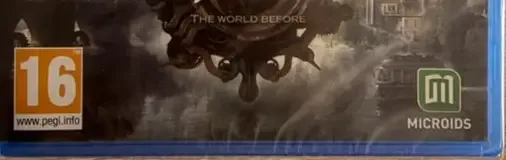 Syberia: The World Before, the PEGI square on its front