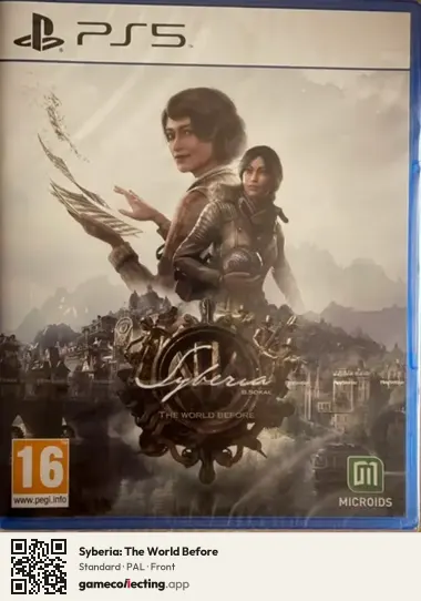 Syberia: The World Before PlayStation 5, PAL box front