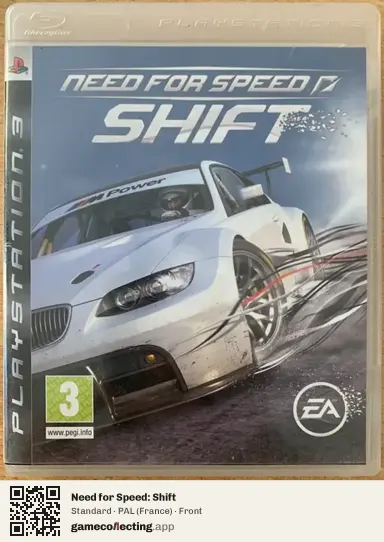 Need for Speed: Shift PlayStation 3, France box front