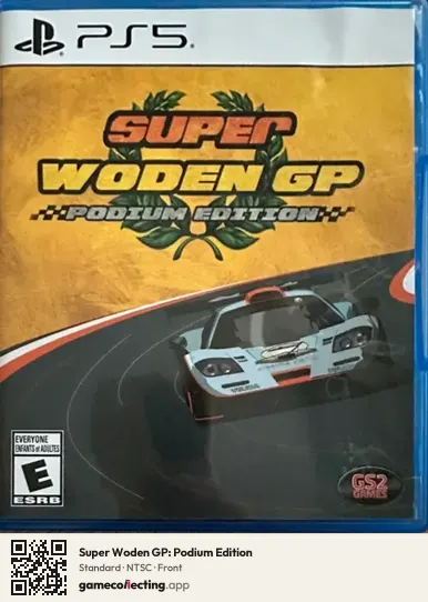 Super Woden GP: Podium Edition PlayStation 5, NTSC box front