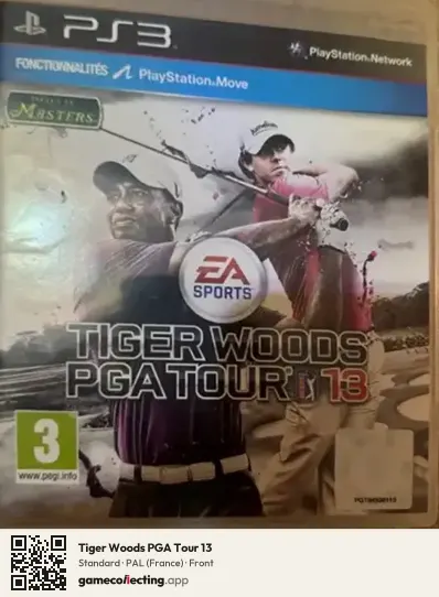 Tiger Woods PGA Tour 13 PlayStation 3, France box front