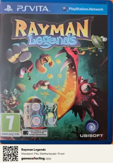 Rayman Legends PlayStation Vita, Netherlands box front