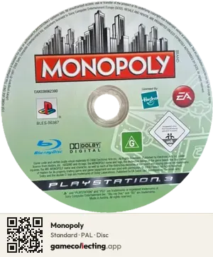 Monopoly PlayStation 3, PAL disc