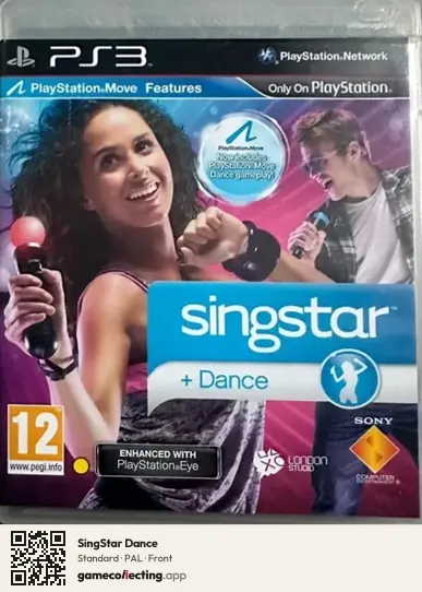 SingStar Dance PlayStation 3, PAL box front
