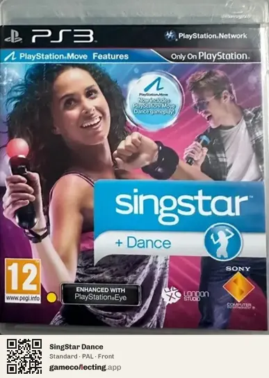 SingStar Dance PlayStation 3, PAL box front