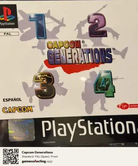 Capcom Generations PlayStation, Spain box front