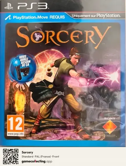 Sorcery PlayStation 3, France box front