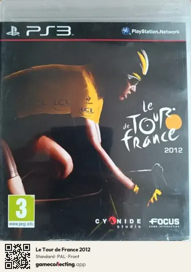 Le Tour de France 2012 PlayStation 3, PAL box front