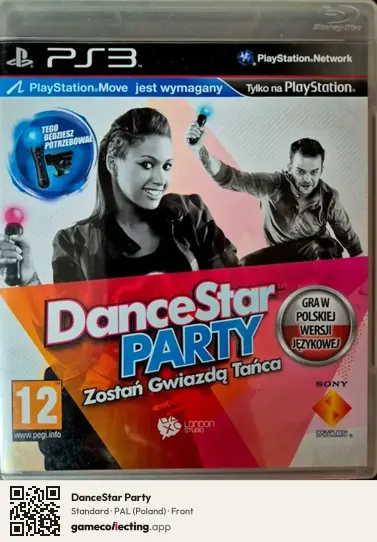 DanceStar Party PlayStation 3, Poland box front
