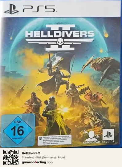 Helldivers 2 PlayStation 5, Germany box front