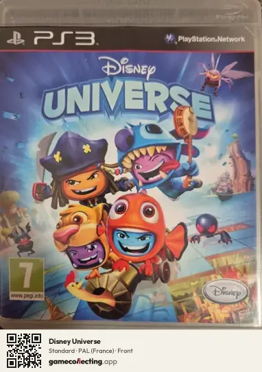 Disney Universe PlayStation 3, France box front