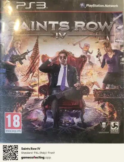 Saints Row IV PlayStation 3, Italy box front
