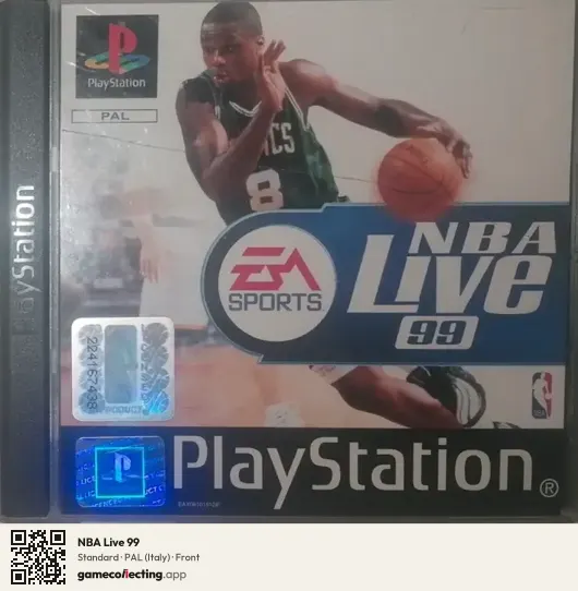NBA Live 99 PlayStation, Italy box front