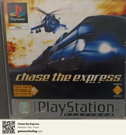 Chase the Express PlayStation, PAL box front