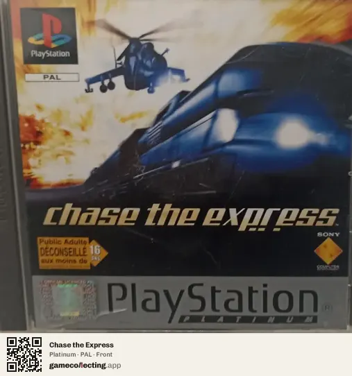 Chase the Express PlayStation, PAL box front