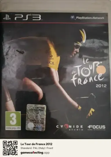 Le Tour de France 2012 PlayStation 3, Italy box front