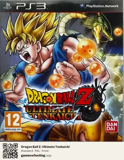 Dragon Ball Z: Ultimate Tenkaichi PlayStation 3, PAL box front