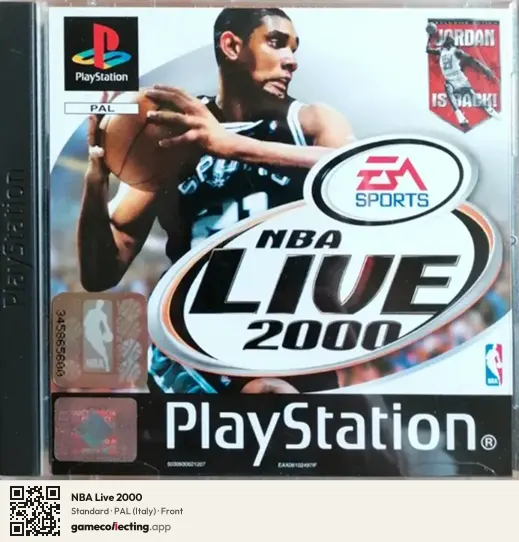 NBA Live 2000 PlayStation, Italy box front