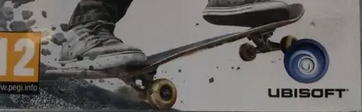 Shaun White Skateboarding, the PEGI square on its front