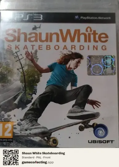 Shaun White Skateboarding PlayStation 3, PAL box front