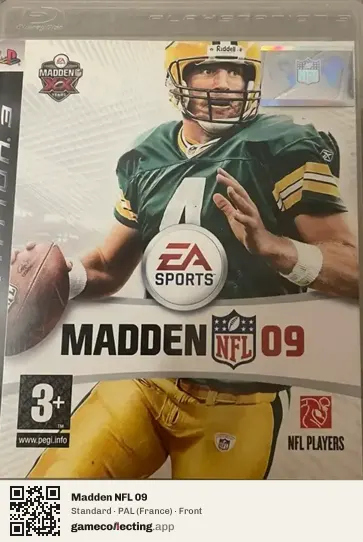 Madden NFL 09 PlayStation 3, France box front