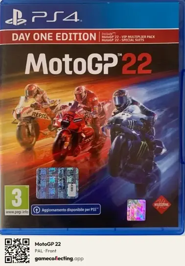 MotoGP 22 PlayStation 4, PAL box front
