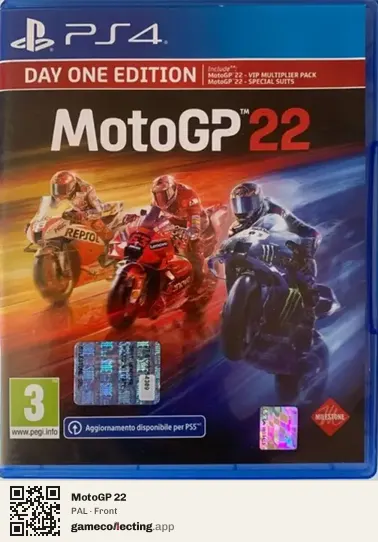 MotoGP 22 PlayStation 4, PAL box front