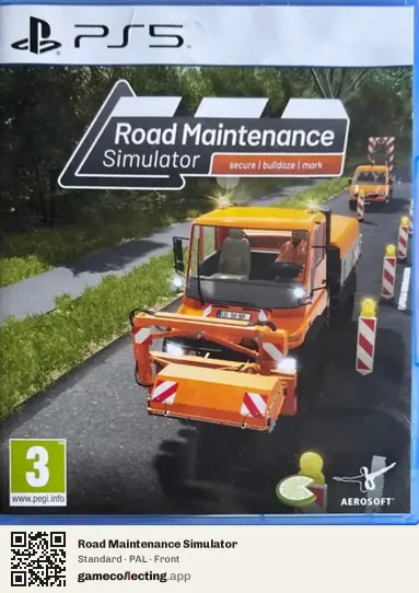 Road Maintenance Simulator PlayStation 5, PAL box front