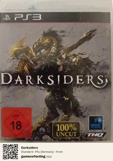Darksiders PlayStation 3, Germany box front